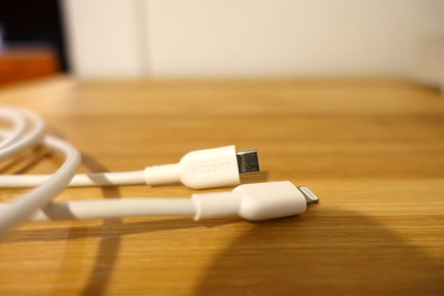 Le câble USB-C vers Lightning Anker PowerLine II est durable et fiable.