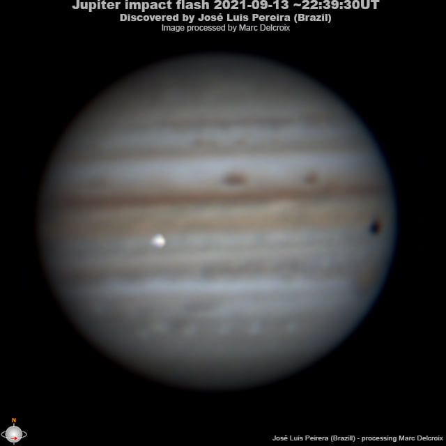 Jupiter vient d’être touché par une roche spatiale et a été capturé par un astronome amateur devant la caméra