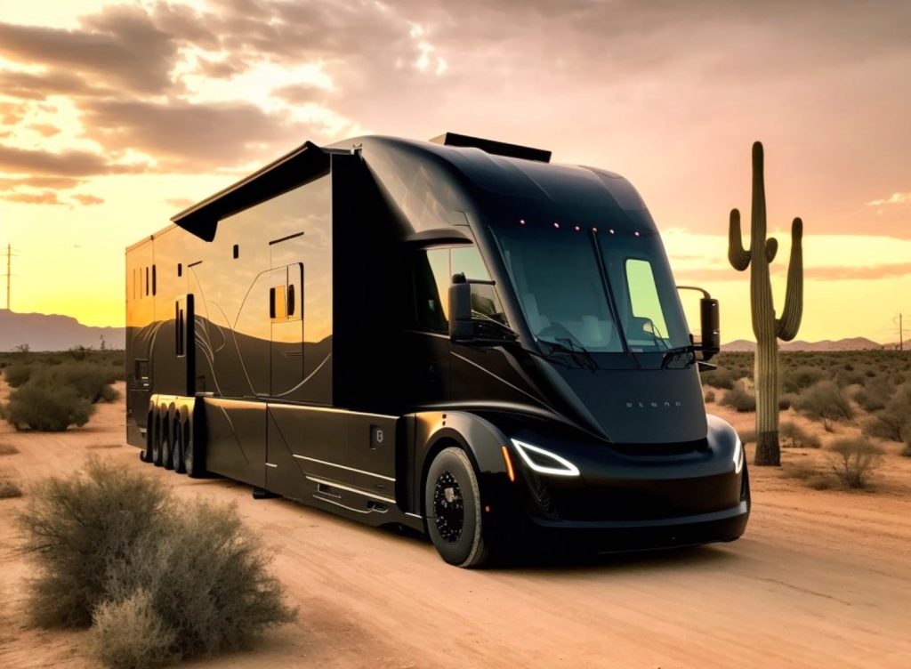 Semi-caravane Tesla