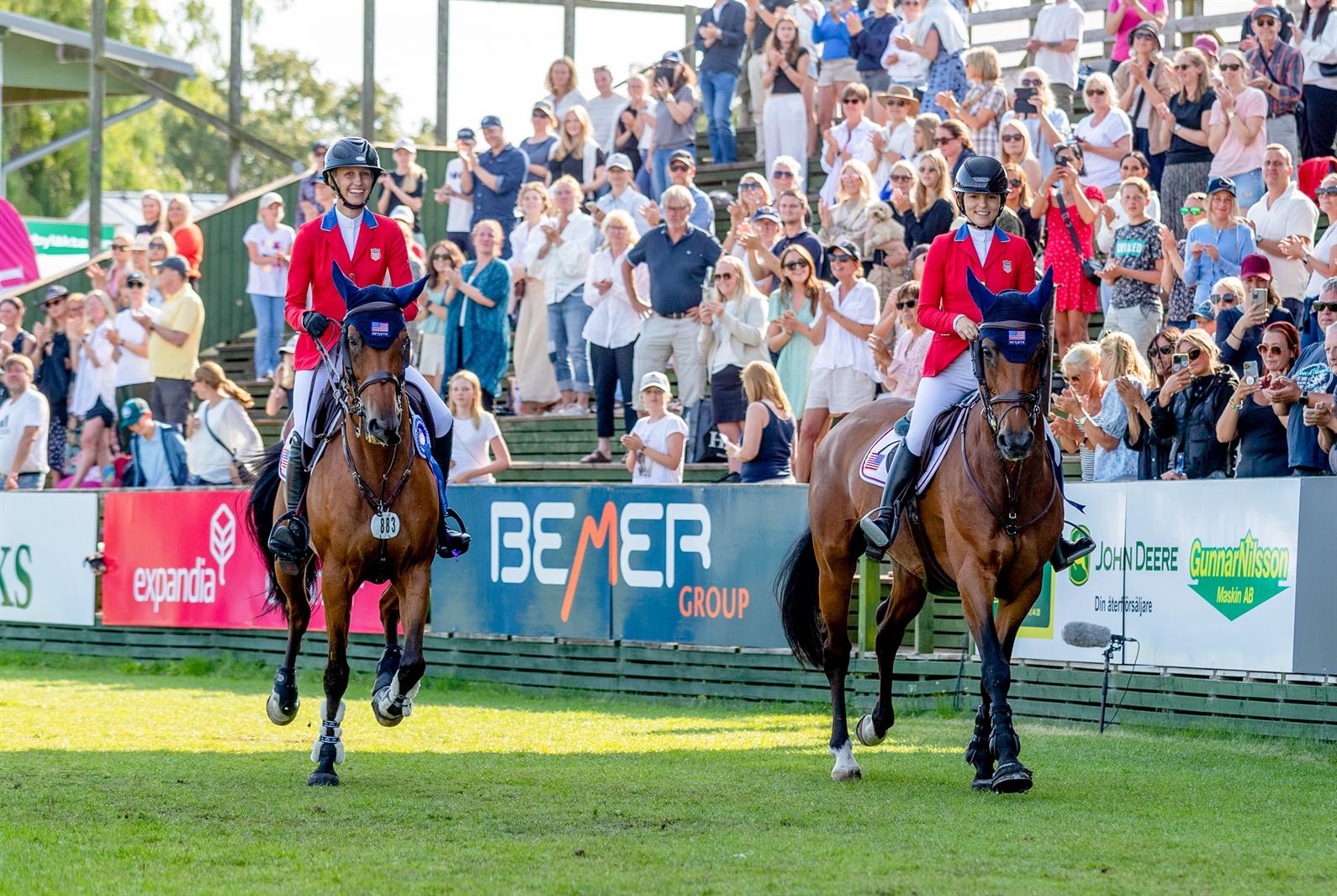 NetJets® US Jumping Team monte sur le podium de la FEI Jumping Nations Cup™ de Suède CSIO5*