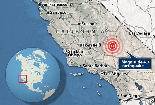 Le tremblement de terre de magnitude 4,3 a secoué Los Angeles