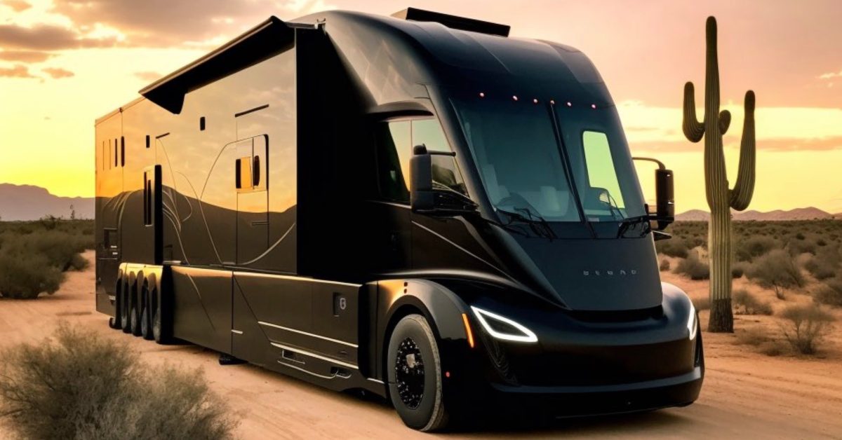 Tesla Semi a l’air incroyable en tant que camping-car électrique Tesla Semi a l’air incroyable en tant que camping-car électrique