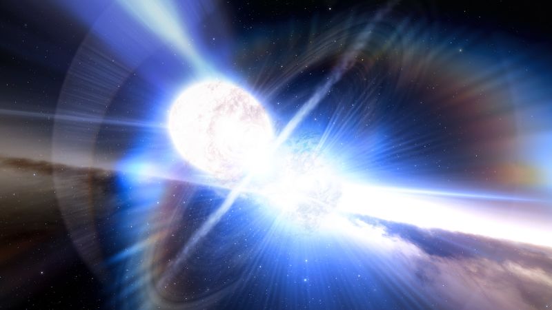 Une collision cosmique rare comme l’un des « moulins à or » de l’univers Une collision cosmique rare comme l’un des « moulins à or » de l’univers