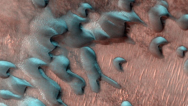 Les images de la NASA montrent la beauté étrange de l’hiver sur Mars Les images de la NASA montrent la beauté étrange de l’hiver sur Mars