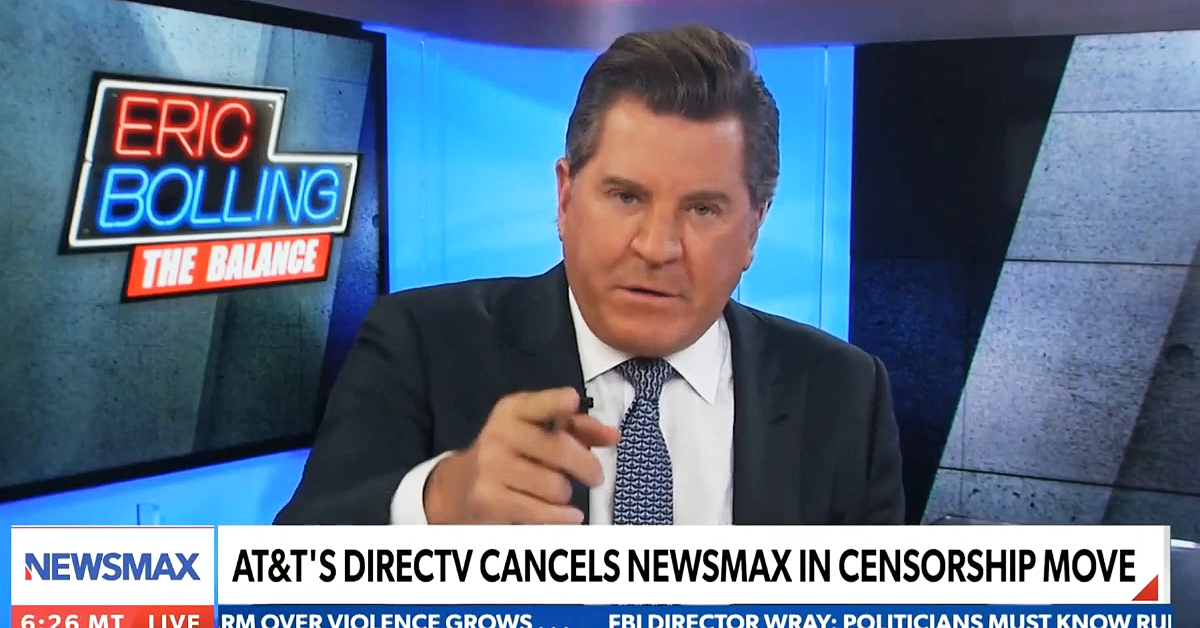 Eric Bolling demande pourquoi Fox News ne soutient pas Newsmax contre DirecTV