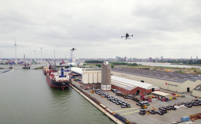Pilote de drone Telenet SA 5G en Belgique Pilote de drone Telenet SA 5G en Belgique