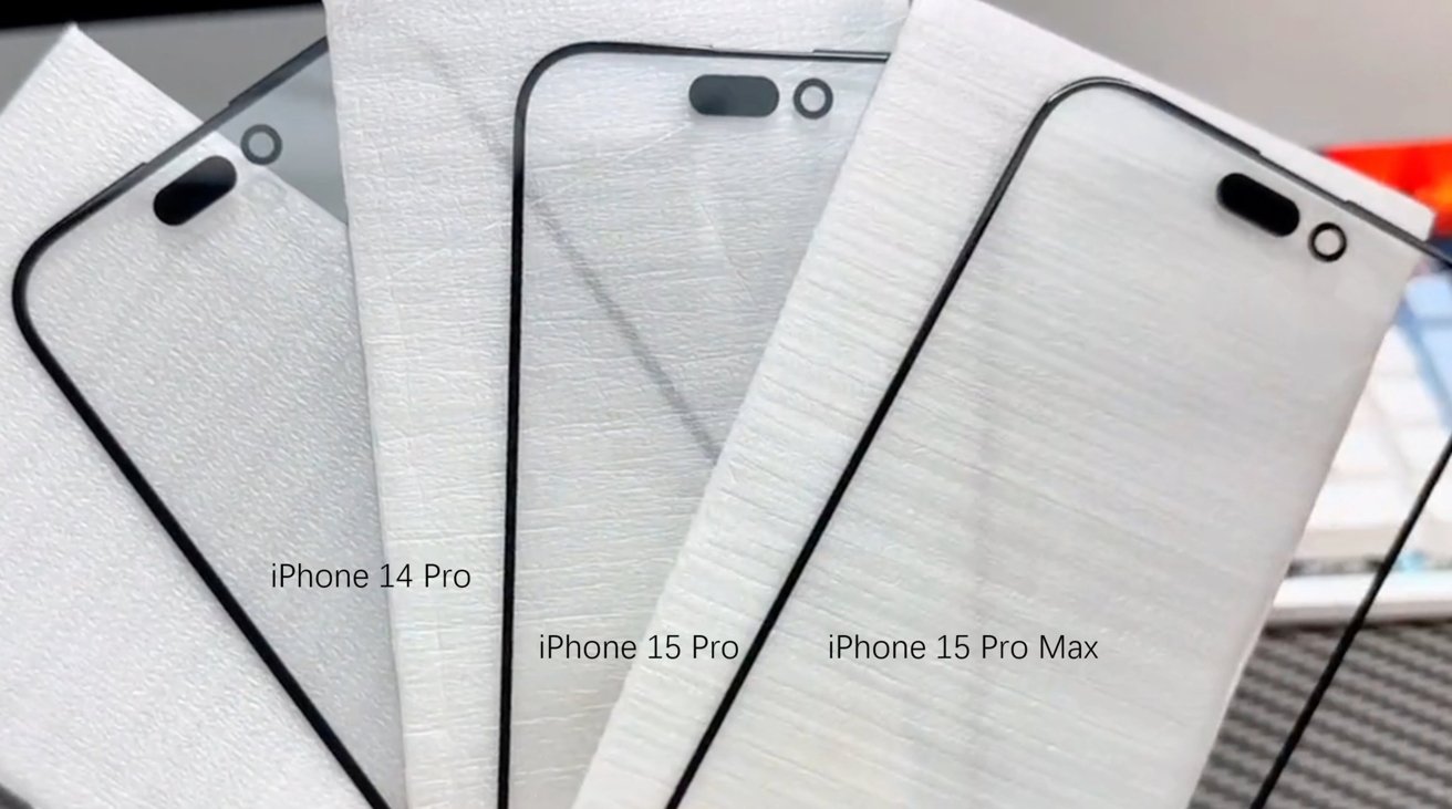 Le verre de l&rsquo;iPhone 15 Pro Max qui a fui montre des lunettes très fines