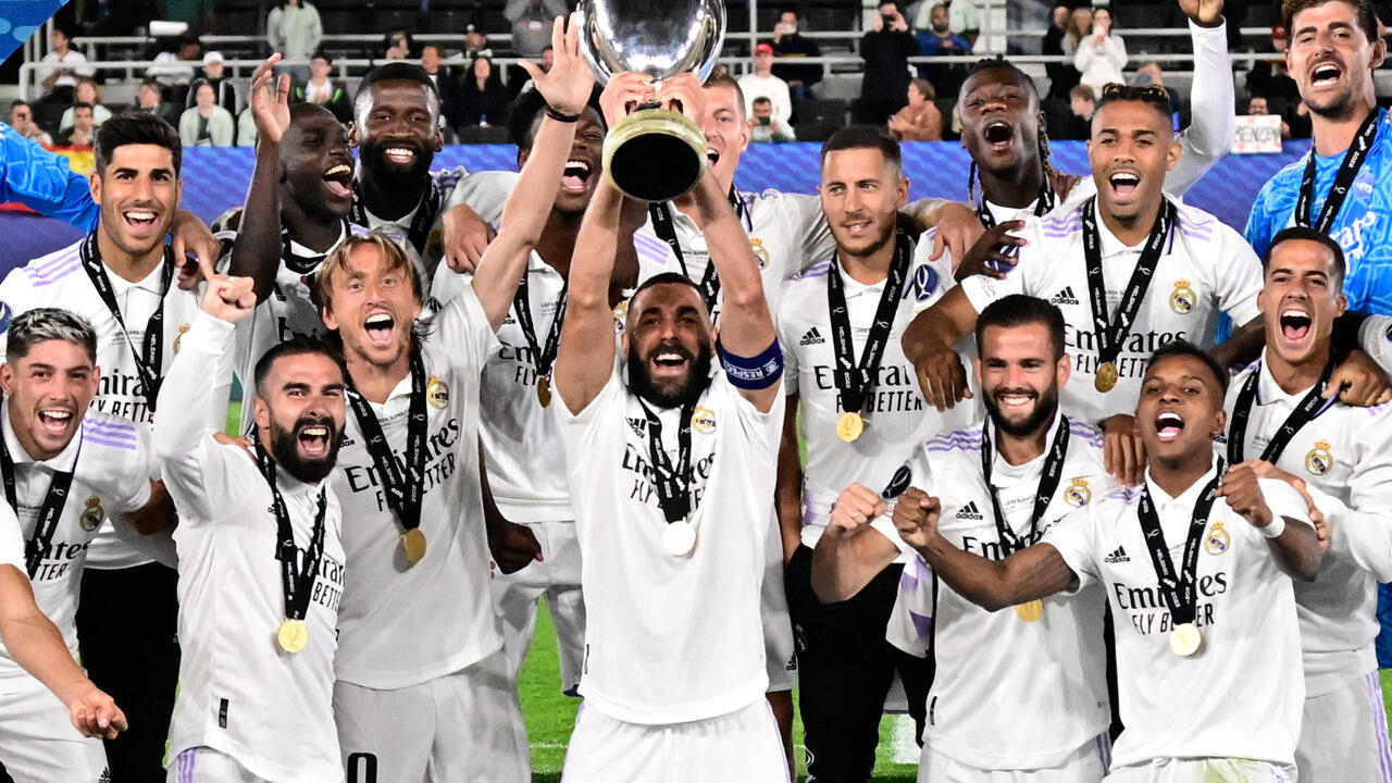 Le Real Madrid bat l’Eintracht Francfort et remporte la cinquième Super Coupe de l’UEFA Le Real Madrid bat l’Eintracht Francfort et remporte la cinquième Super Coupe de l’UEFA