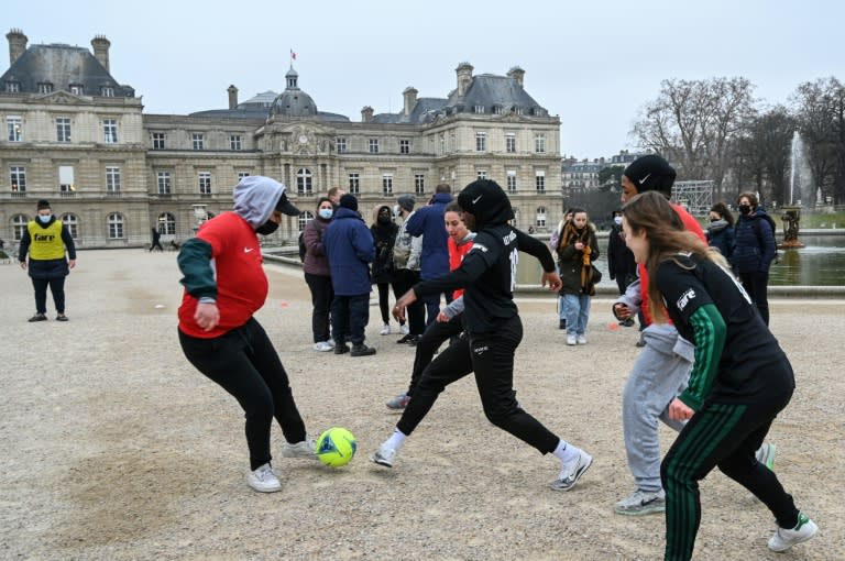 Un groupe de footballeuses musulmanes appelé les "Hijabeus" avait contesté l'interdiction du hijab (BERTRAND GUAY)