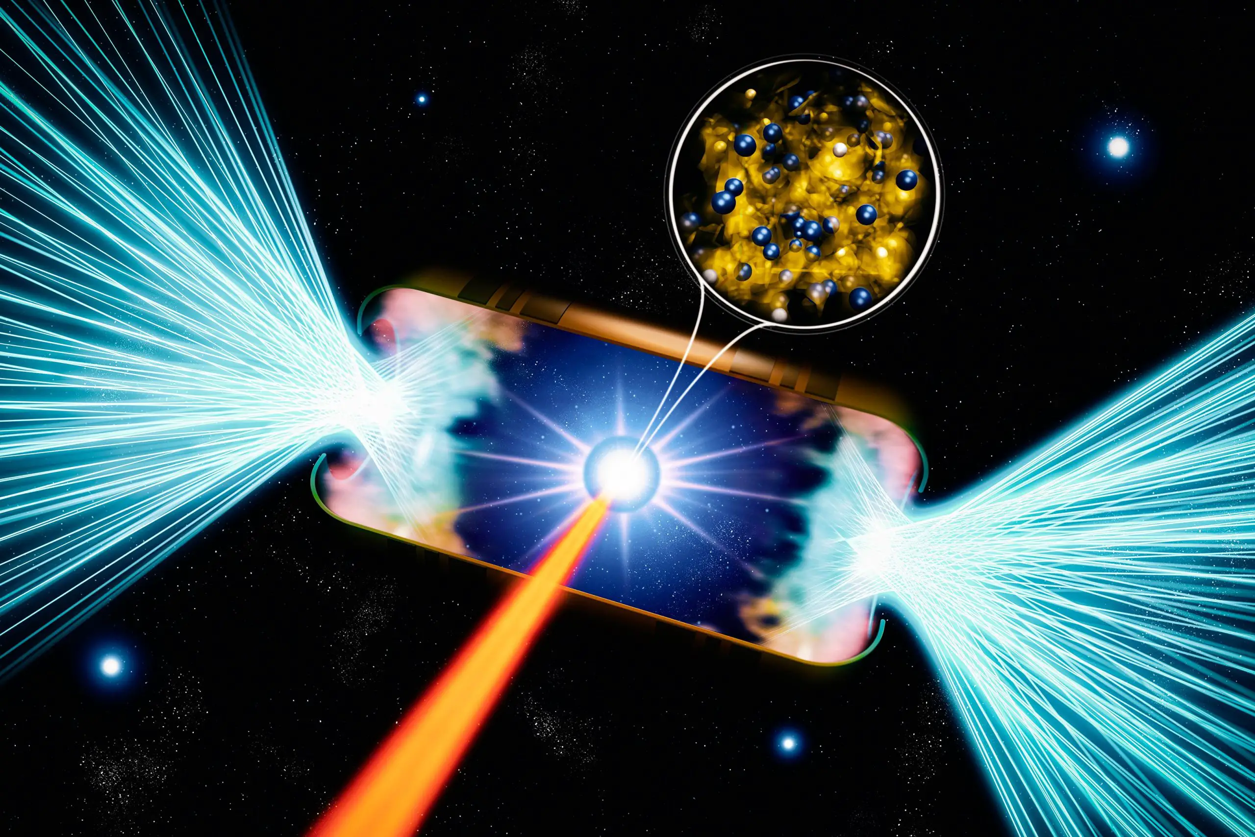 Le laser le plus puissant du monde révèle les secrets de l’ionisation résultant de la pression dans les étoiles et de la fusion nucléaire Le laser le plus puissant du monde révèle les secrets de l’ionisation résultant de la pression dans les étoiles et de la fusion nucléaire