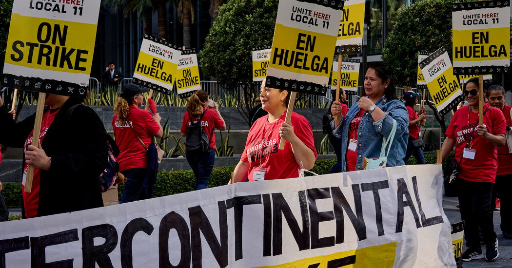 Les hôteliers de Los Angeles se mettent en grève