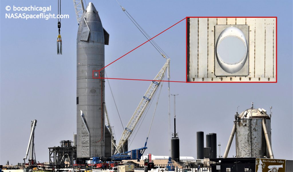 SpaceX installe l’antenne Starlink sur le prototype amélioré du Starship