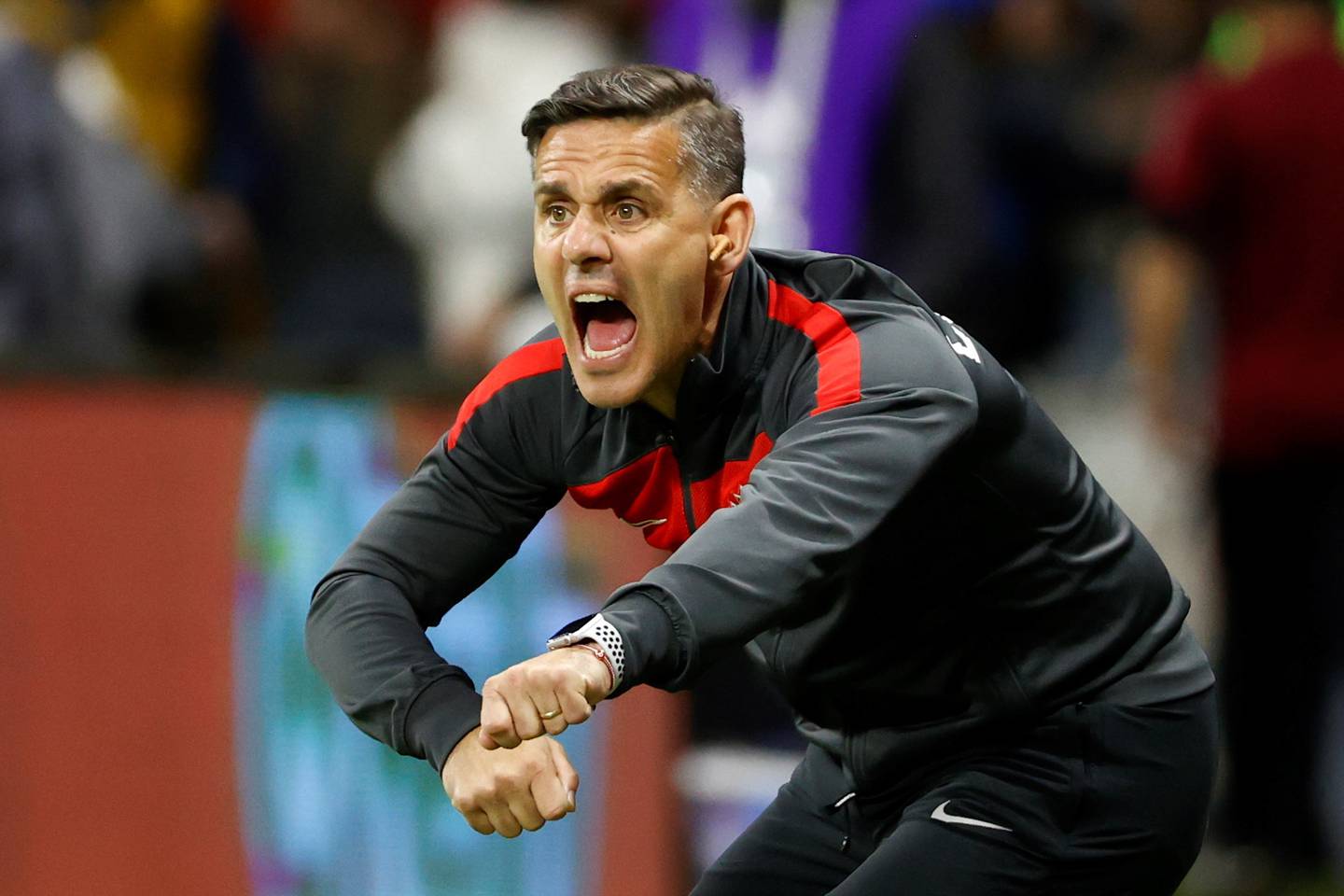 L'entraîneur canadien John Herdman a vu son équipe terminer en tête du groupe de qualification pour la Coupe du monde.  APE